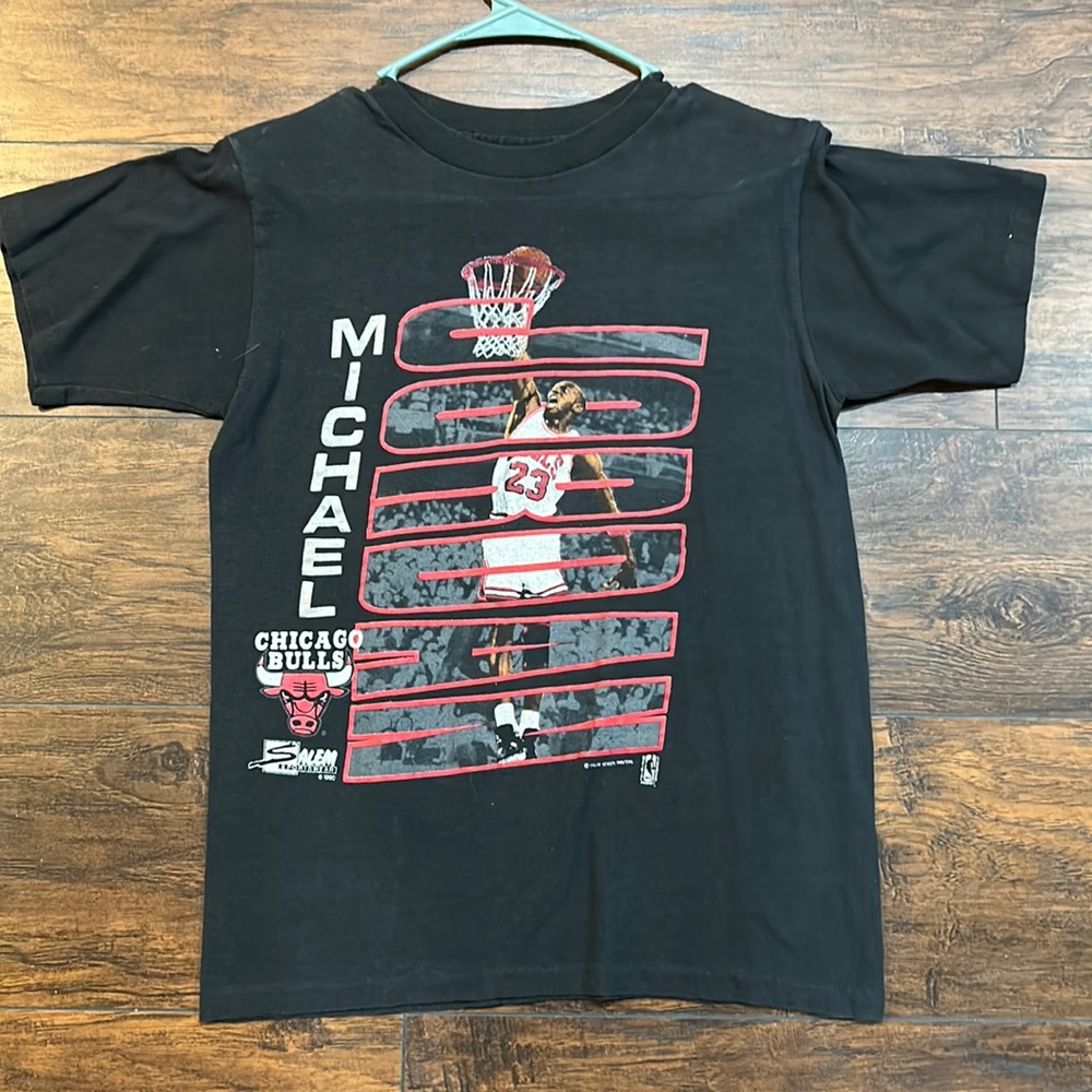 Michael Jordan Salem Single Stitch Chicago Bulls Vintage T-Shirt